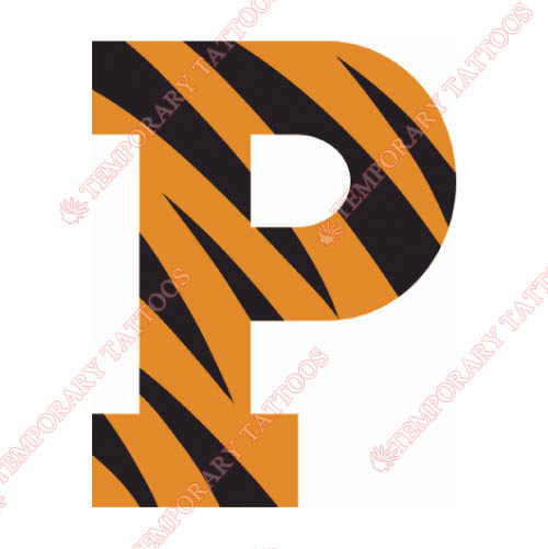 Princeton Tigers Customize Temporary Tattoos Stickers NO.5929
